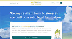 Desktop Screenshot of farmcommons.org